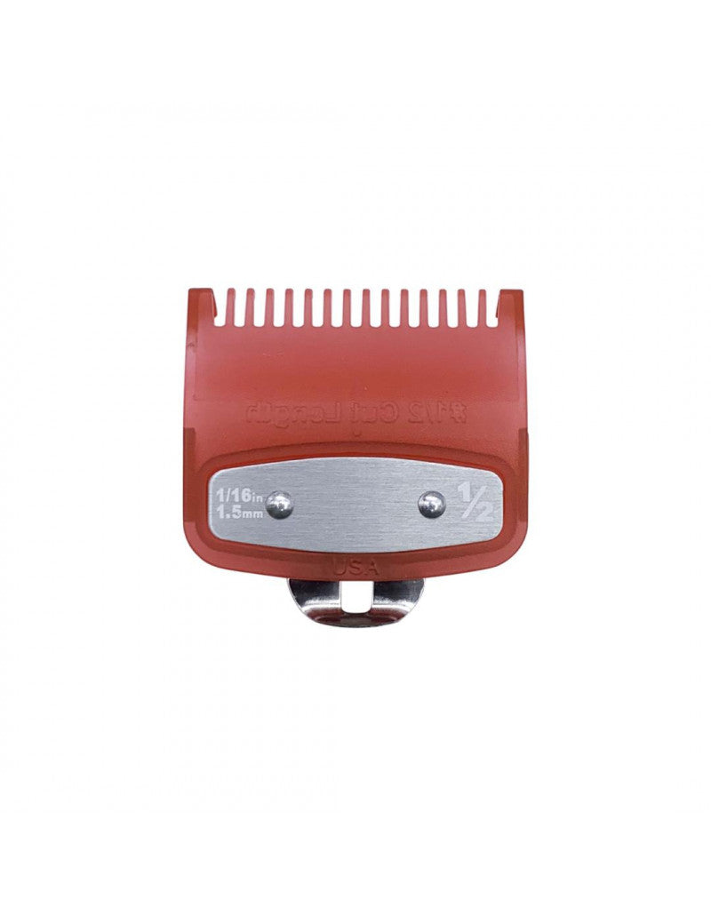 Contre peigne 1.5mm (n° 1/2) rouge Translucide