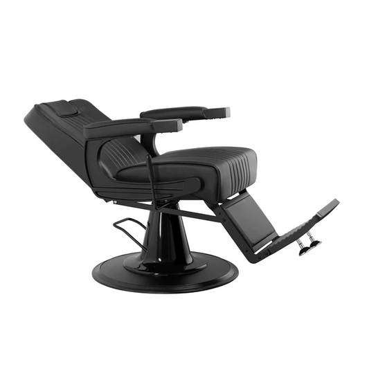 BarberHouse Fauteuil Barbier Full Black - Mobilier professionnel salon BarberHouse vue 2
