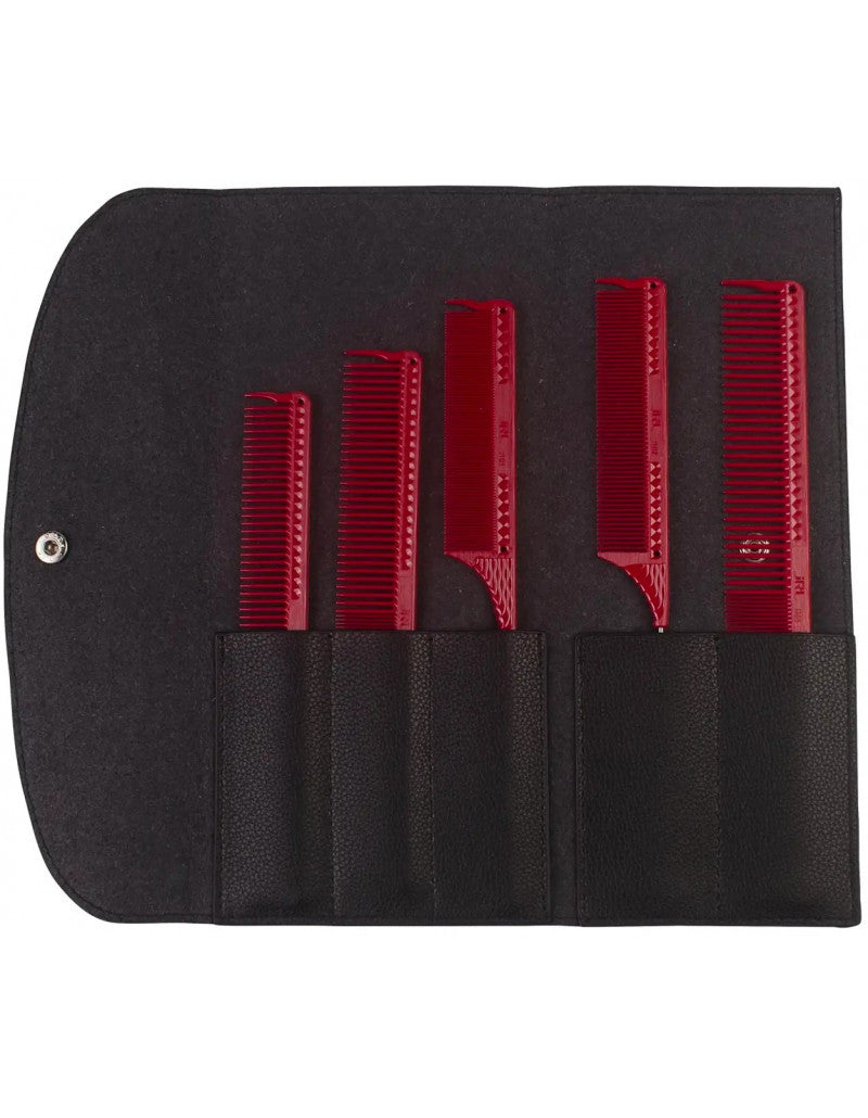 JRL set de 5 peignes avec étui de rangement