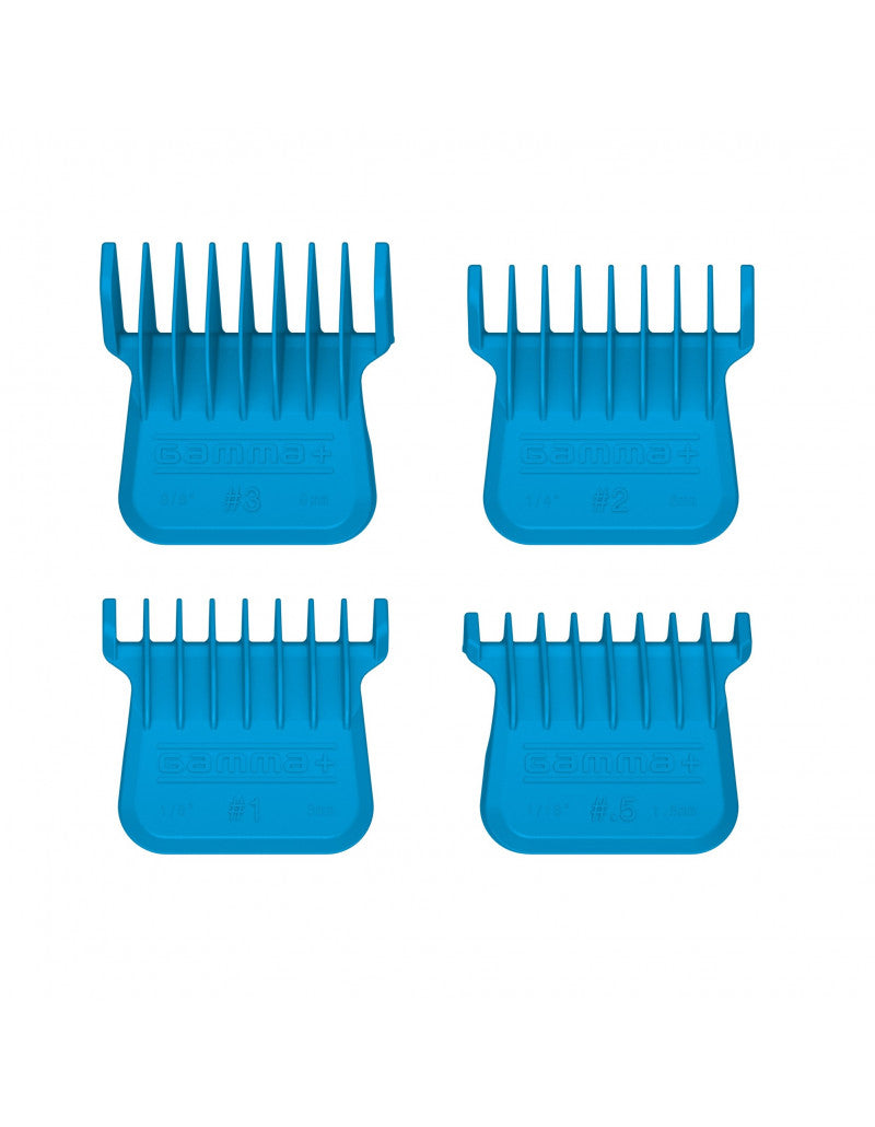Set de 4 contre peignes magnétiques GAMMA + Trimmer