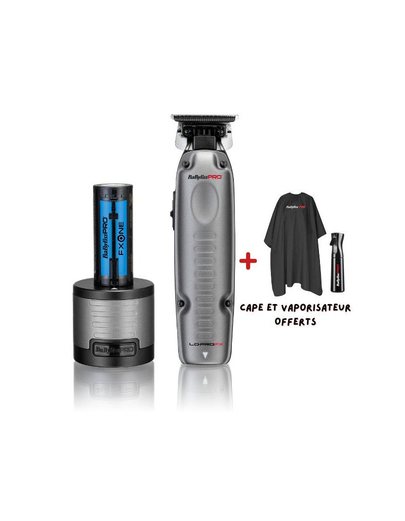 Tondeuse de précision BABYLISS PRO LO-PRO FXONE Grise (vaporisateur + cape OFFERTS)