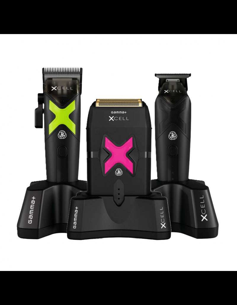 Trio GAMMA XCELL Tondeuse de finition + coupe + shaver