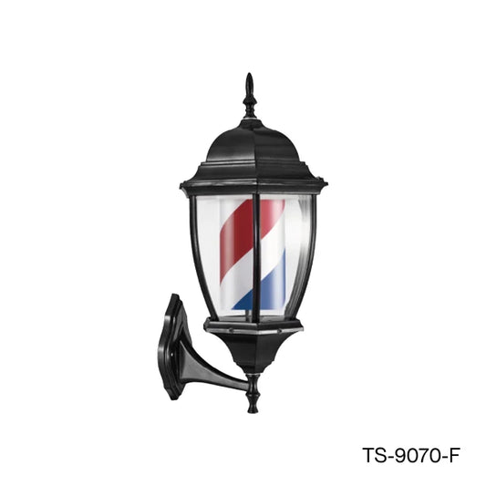 The Shave Factory Enseigne Pole Lumineuse Rotative - Accessoire salon professionnel BarberHouse