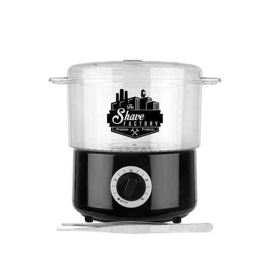 The Shave Factory Chauffe-Serviettes Vapeur - Accessoire salon professionnel BarberHouse
