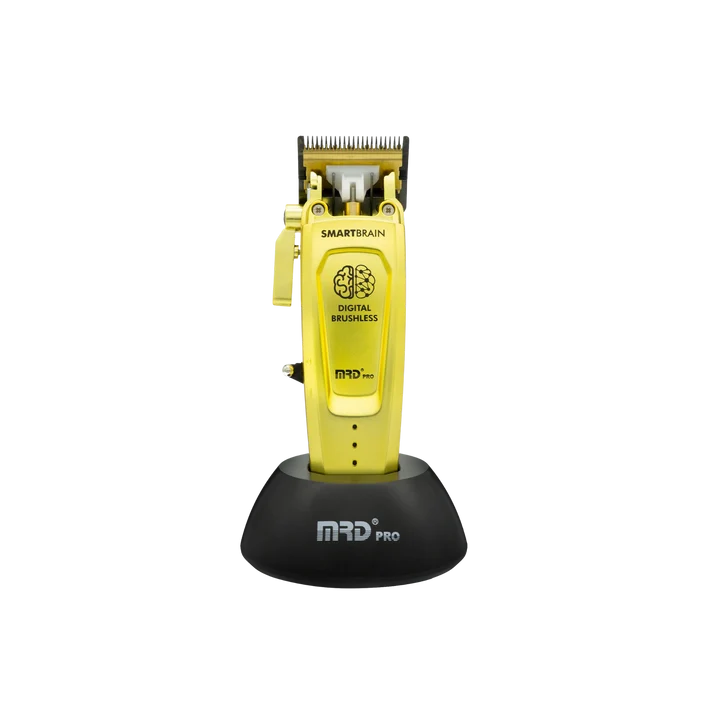 MRD Smartbrain Metal Clipper Dorée - Tondeuse de coupe sans fil professionnelle