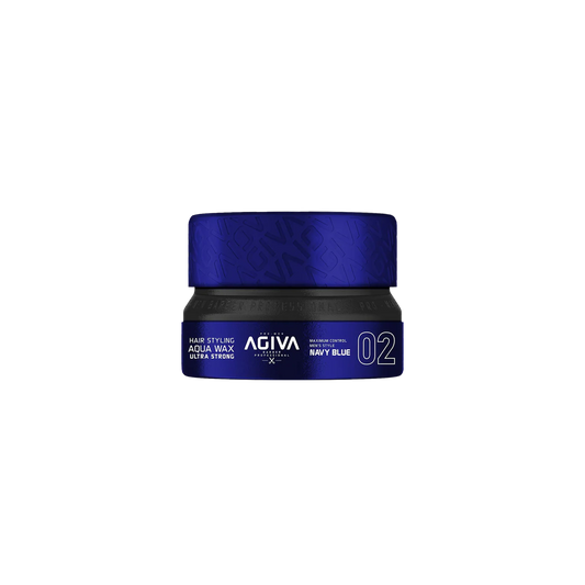 Agiva Cire Coiffante Aqua Ultra Strong Navy Blue - Consommable coiffage professionnel BarberHouse