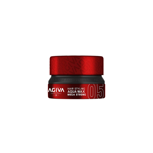Agiva Cire Coiffante Aqua Mega Strong Red - Consommable coiffage professionnel BarberHouse