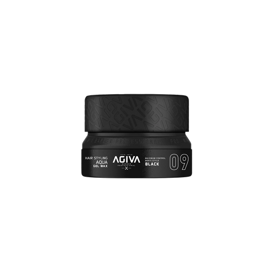 Agiva Gel Wax Coiffant Black - Consommable coiffage professionnel BarberHouse
