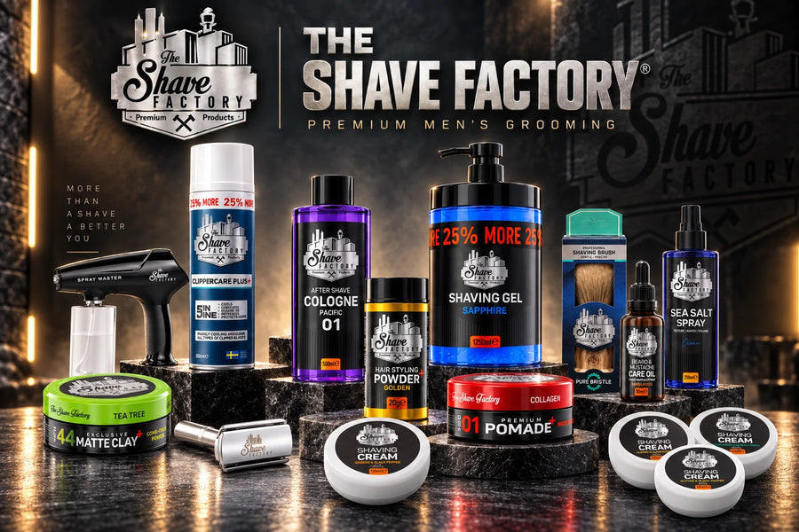 Découvrez notre gamme The Shave Factory