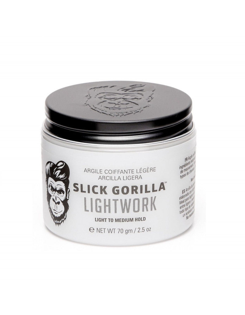 Cire coiffante SLICK GORILLA LIGHTWORK Clay légère 70g