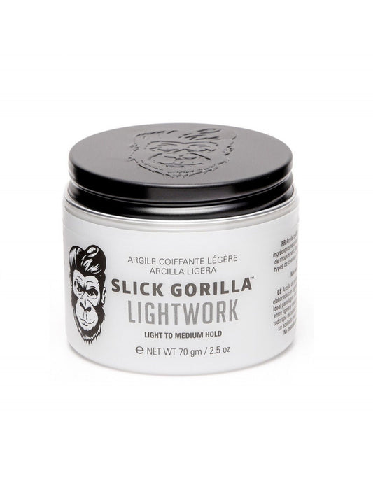 Cire coiffante SLICK GORILLA LIGHTWORK Clay légère 70g