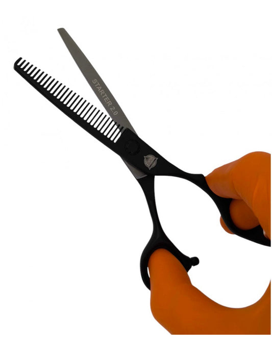 Ciseaux sculpteur 6.0" BLESSED Acier Noir Mat