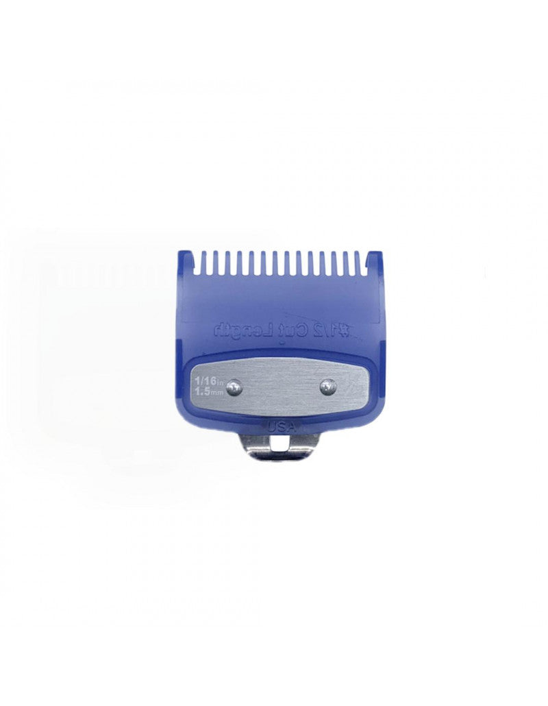 Contre peigne 1.5mm (n° 1/2) Bleu Translucide