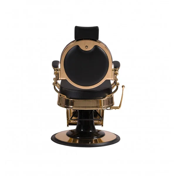 Fauteuil de barbier – Gold & Noir