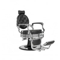 BarberHouse Fauteuil Barbier Silver - Mobilier professionnel salon BarberHouse