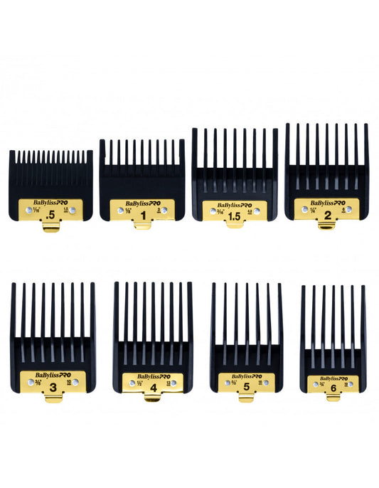 Set de 8 contre-peignes PREMIUM tondeuse de coupe n°0.5-1-1.5-2-3-4-5-6