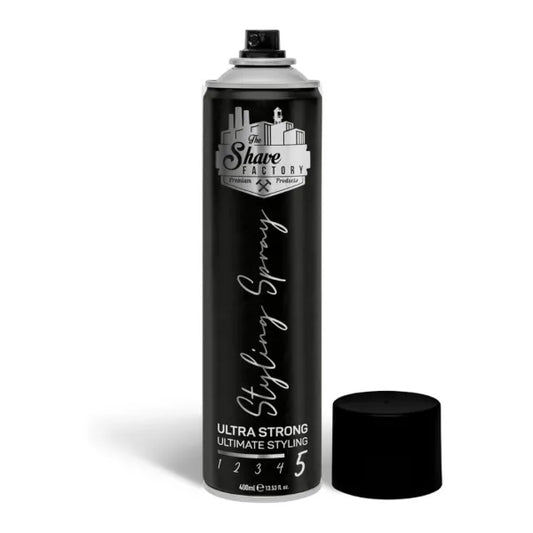 The Shave Factory Laque Spray Hair Styling - Consommable coiffage professionnel BarberHouse