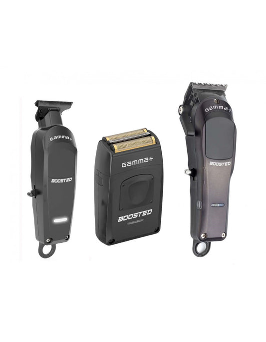 Trio GAMMA + I BOOSTED Trimmer + Clipper + Shaver